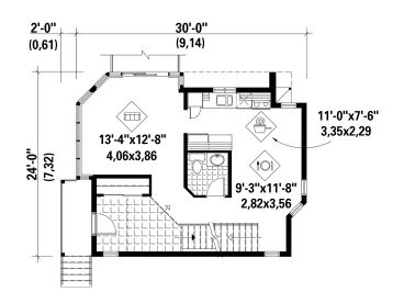 1st Floor Plan, 072H-0007
