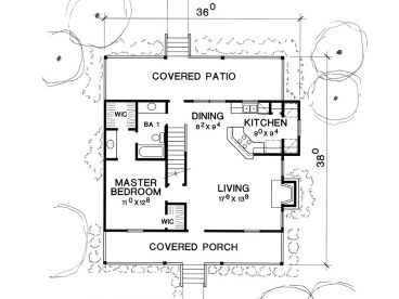 1st Floor Plan, 036H-0039