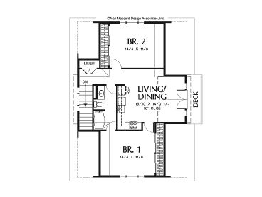 2nd Floor Plan, 034G-0010