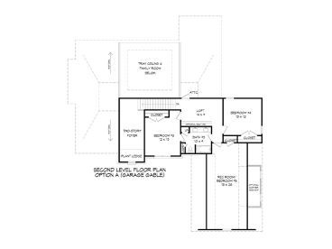 2nd Floor Plan, 062H-0236