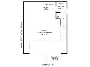 1st Floor Plan, 062G-0116