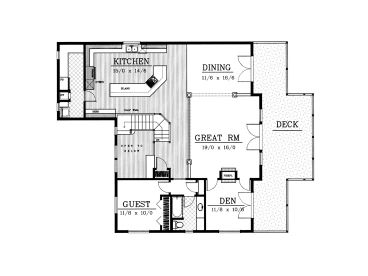 2nd Floor Plan, 026H-0071