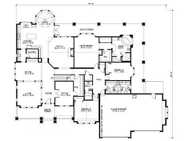 1st Floor Plan, 035H-0073