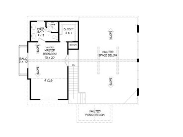2nd Floor Plan, 062H-0403