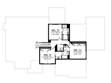 2nd Floor Plan, 020H-0398