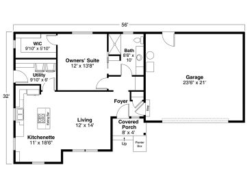 Floor Plan, 051H-0320