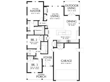 Floor Plan, 034H-0338
