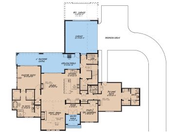 1st Floor Plan, 074H-0151