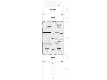 1st Floor Plan, 052H-0140