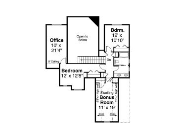 2nd Floor Plan, 051H-0339