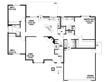 Floor Plan, 013H-0042