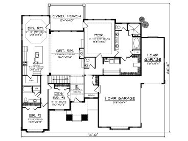 Floor Plan, 020H-0382