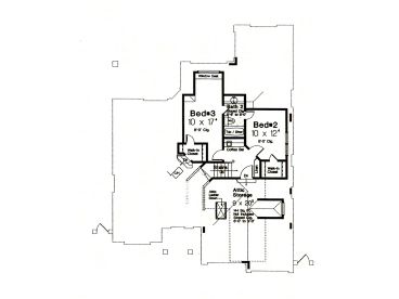 2nd Floor Plan, 002H-0111