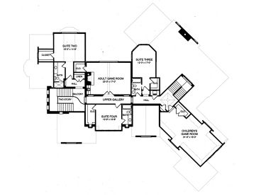 2nd Floor Plan, 029H-0103