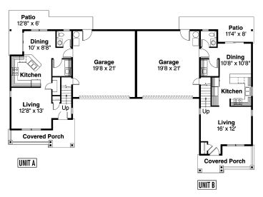 1st Floor Plan, 051M-0014