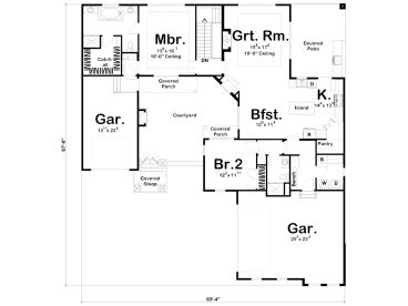 Floor Plan, 050H-0205