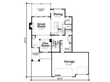 1st Floor Plan, 031H-0387