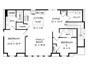 2nd Floor Plan, 019G-0020