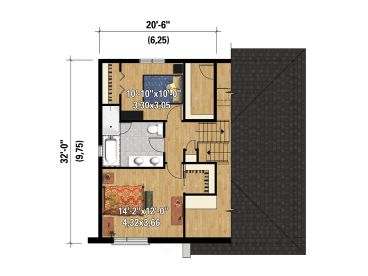 2nd Floor Plan, 072H-0254