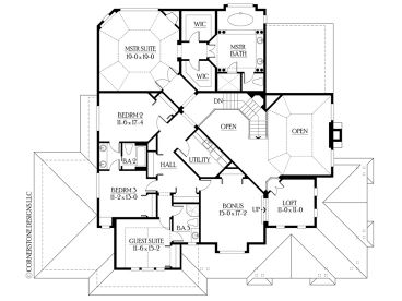 2nd Floor Plan, 035H-0032