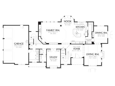 1st Floor Plan, 034H-0361