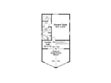 2nd Floor Plan, 051H-0287