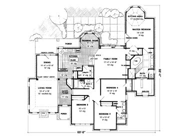 Floor Plan, 054H-0126
