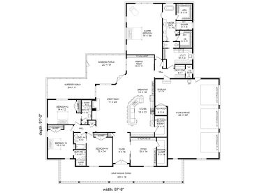 Floor Plan, 062H-0203