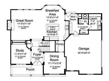 1st Floor Plan, 046H-0191