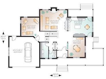 1st Floor Plan, 027H-0045