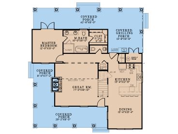 1st Floor Plan, 074H-0244