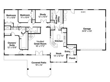 Floor Plan, 051H-0243