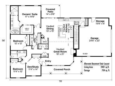 Opt. Floor Plan, 051H-0215