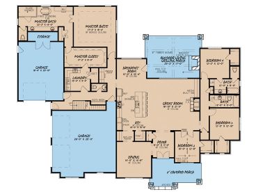 1st Floor Plan, 074H-0021