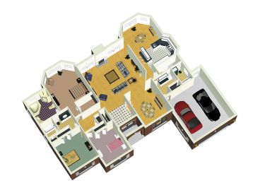 Floor Plan, 072H-0041