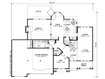 1st Floor Plan, 035H-0056