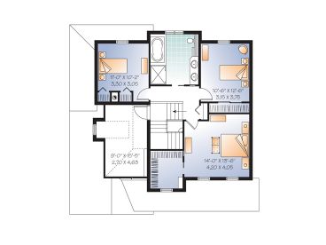 2nd Floor Plan, 027H-0330