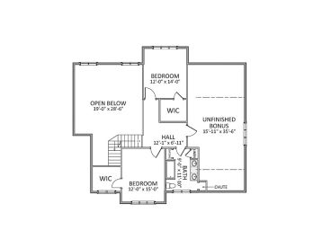 2nd Floor Plan, 067H-0036