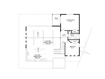 2nd Floor Plan, 062H-0268