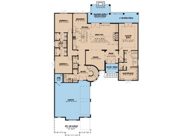 1st Floor Plan, 074H-0001