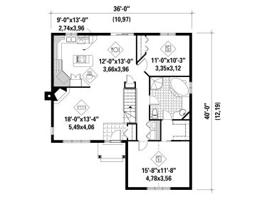 Floor Plan, 072H-0034