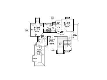 2nd Floor Plan, 002H-0120