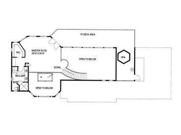 2nd Floor Plan, 012H-0176