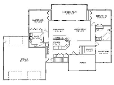 Floor Plan, 048H-0005