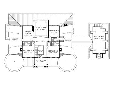 2nd Floor Plan, 063H-0225