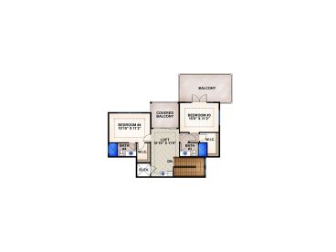2nd Floor Plan, 070H-0014