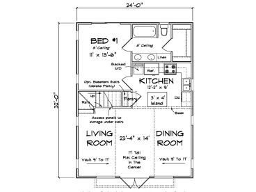 1st Floor Plan, 059H-0253