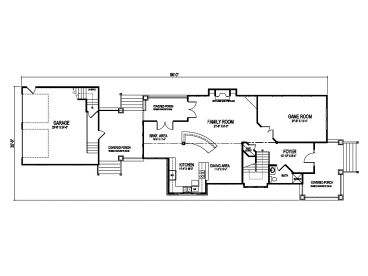 1st Floor Plan, 058H-0019
