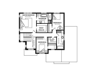 2nd Floor Plan, 027H-0542