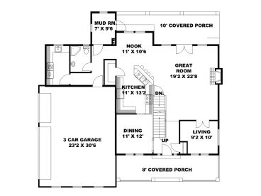 1st Floor Plan, 012H-0248